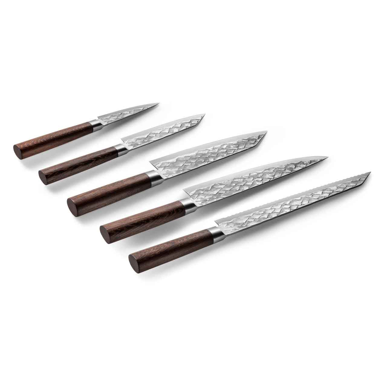 BARE Cookware messen set 5 stuks