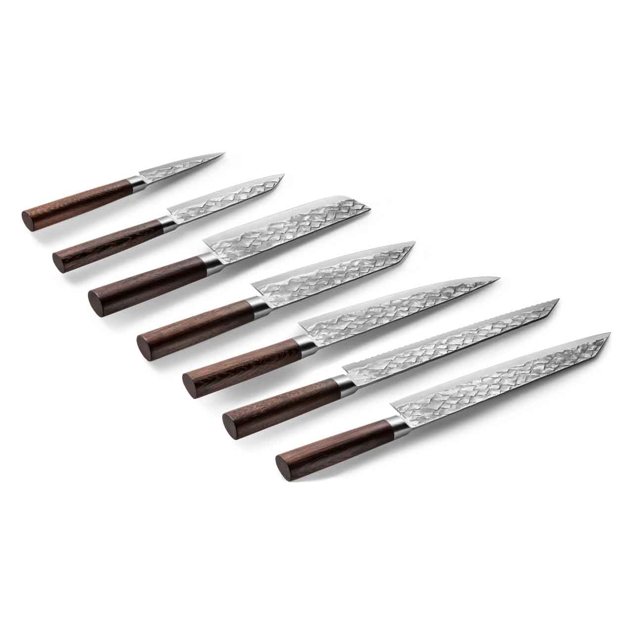 BARE Cookware messen set 7 stuks