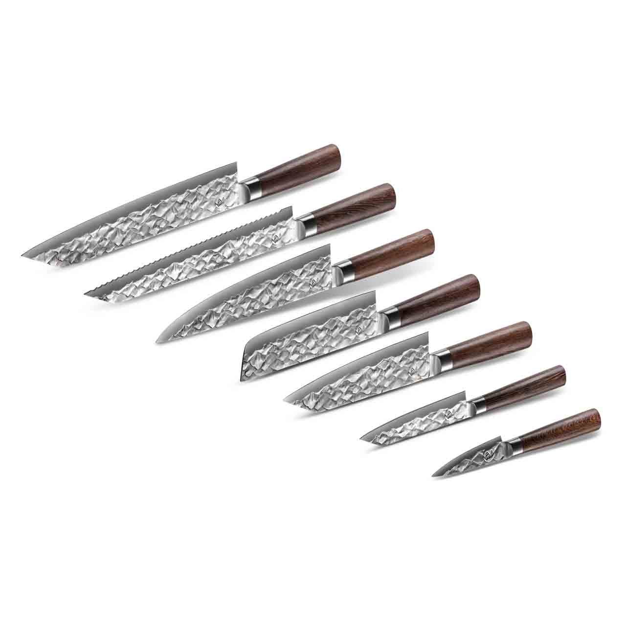 BARE Cookware messen set 7 stuks
