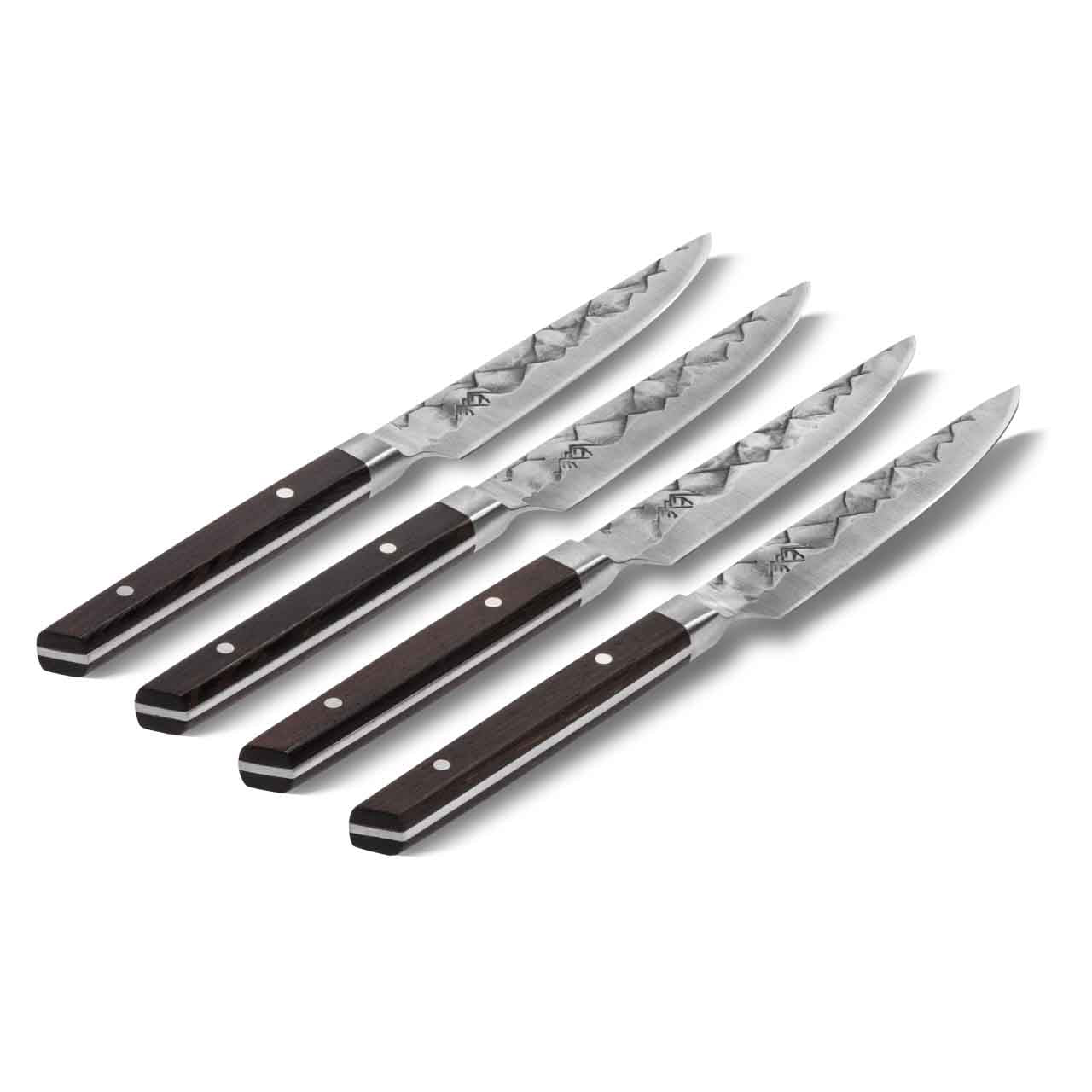 BARE Cookware steak messen set 4 stuks