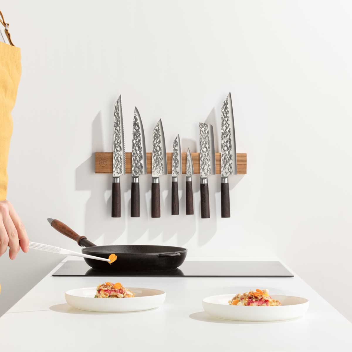 BARE Cookware messen set 7 stuks