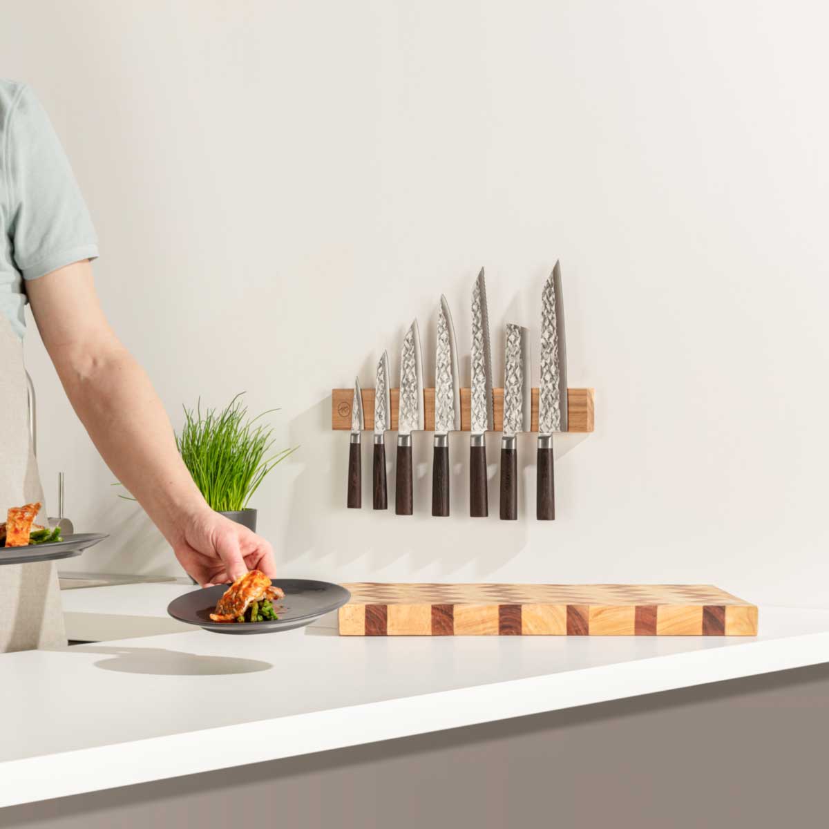BARE Cookware messen set 7 stuks