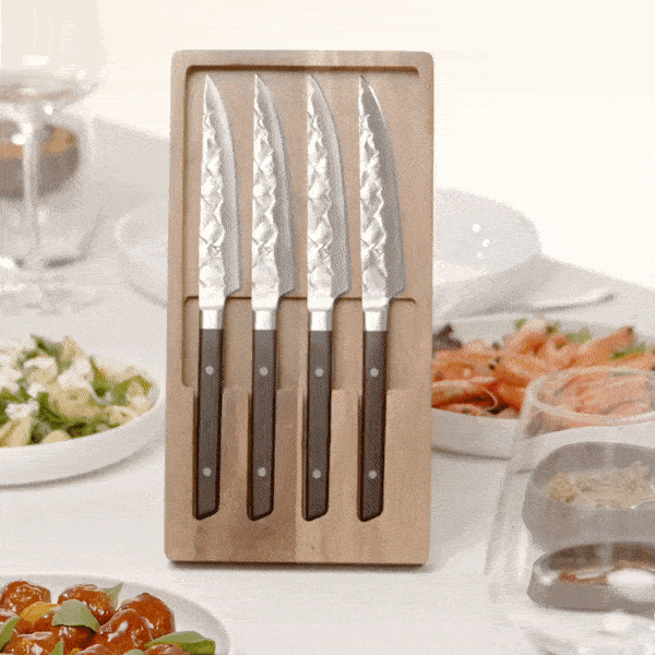 BARE Cookware steak messen set 4 stuks