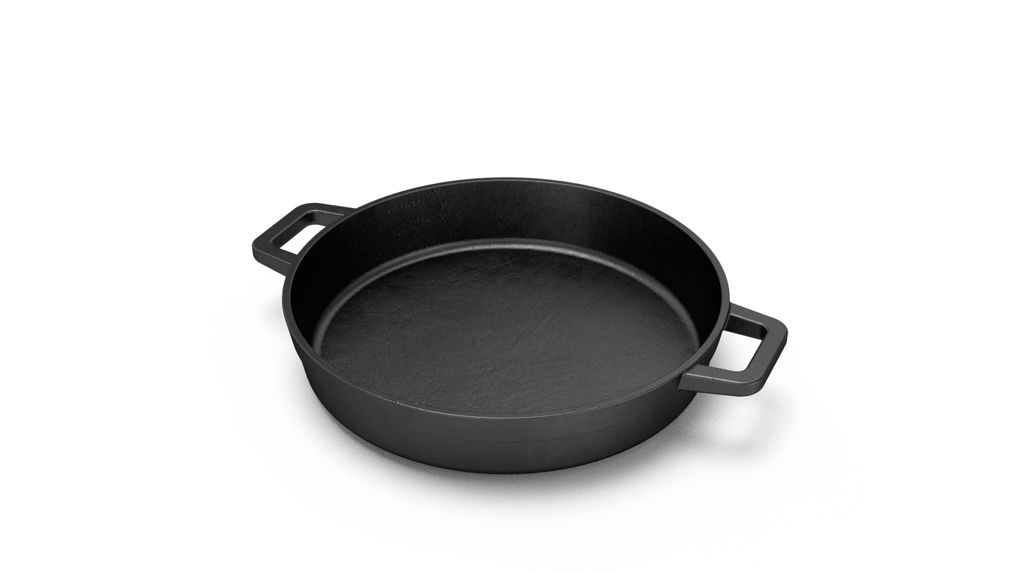 The Bastard Fry Pan Cast Iron Large 28cm