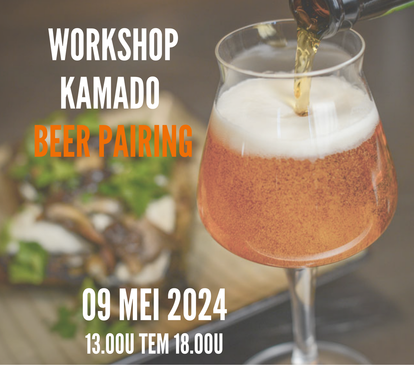 Workshop kamado beer pairing