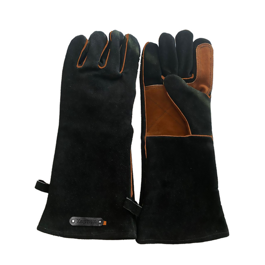 Xapron BBQ handschoenen zwart-cognac